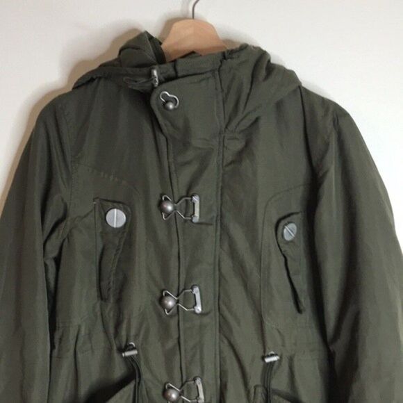 Sly military spirit of freedom parkas zip and buckle up jacket size medium - Picture 2 of 14